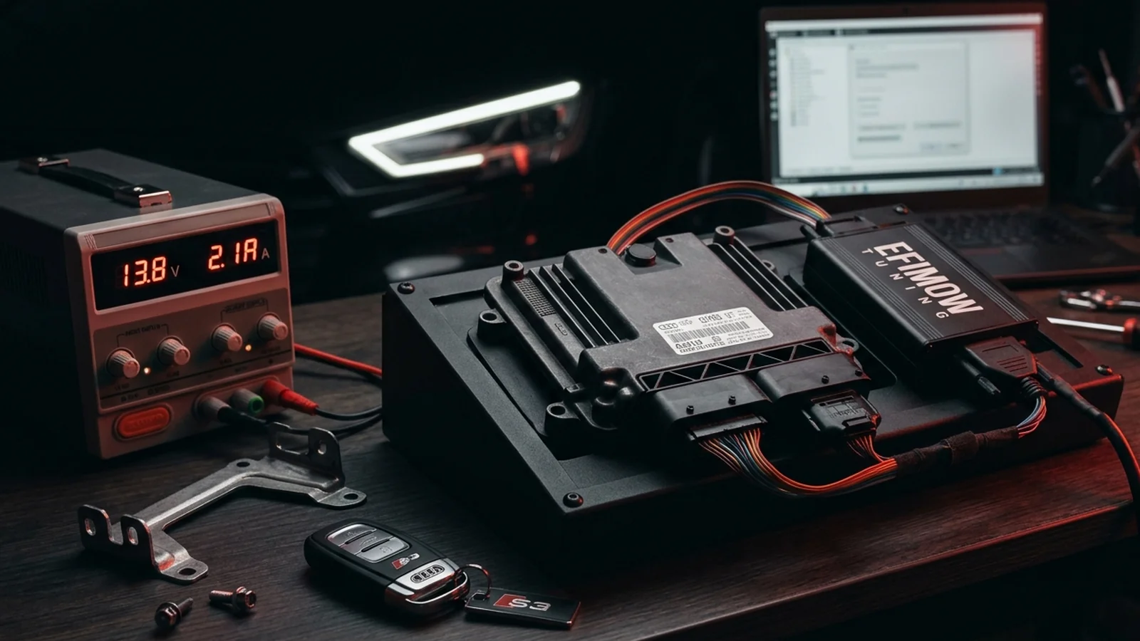 Audi S3 8V Tuning: Simos 18 and Bench Access