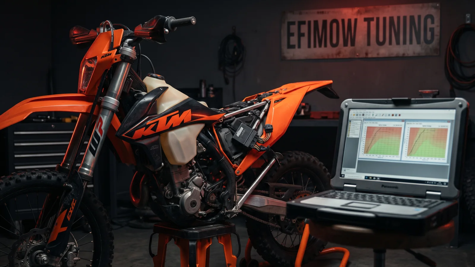KTM EXC with Keihin ECU: What the Software Changes