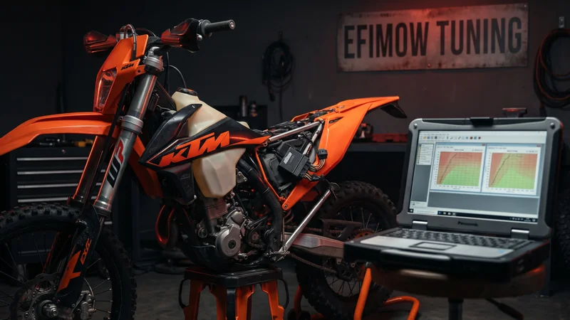 KTM EXC mit Keihin-Steuergerät: Was die Software verändert