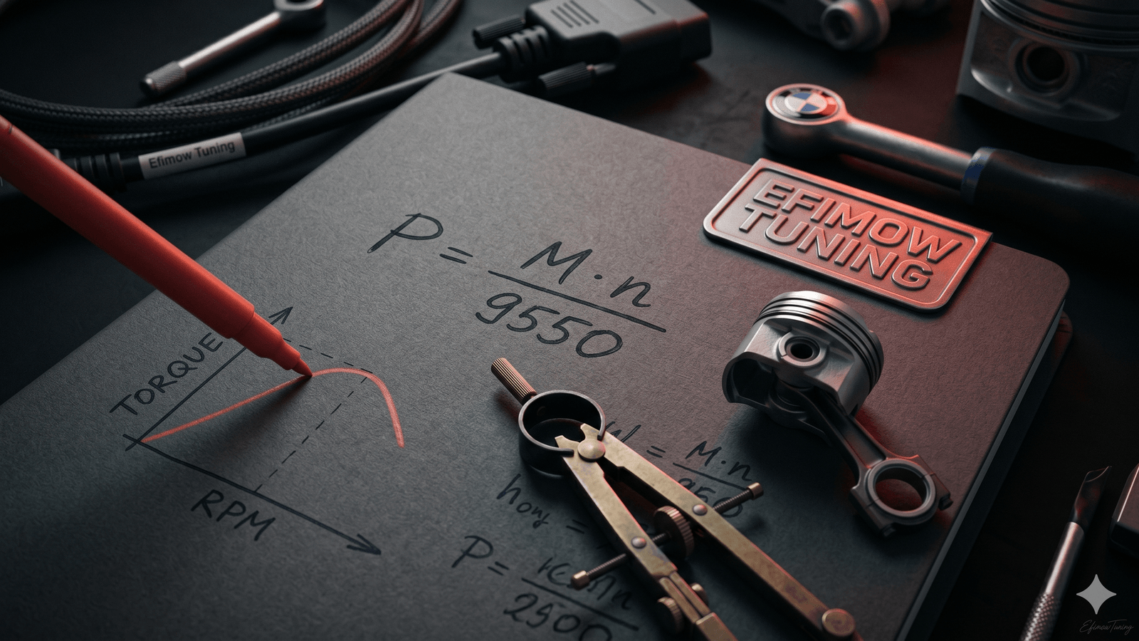 The Physics Behind More Horsepower: P = M·n / 9550 Made Simple