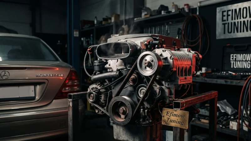 Mercedes Kompressor-Motoren (M271): Tuning mit Riemen-Lader