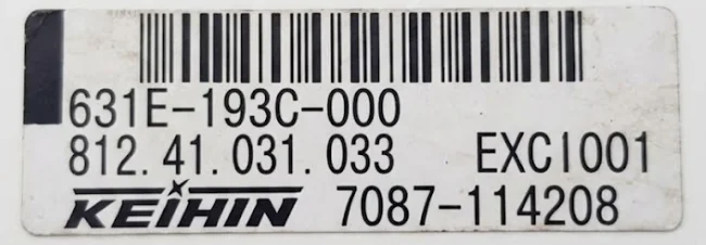 Keihin 81241031100 – 812.41.031.033